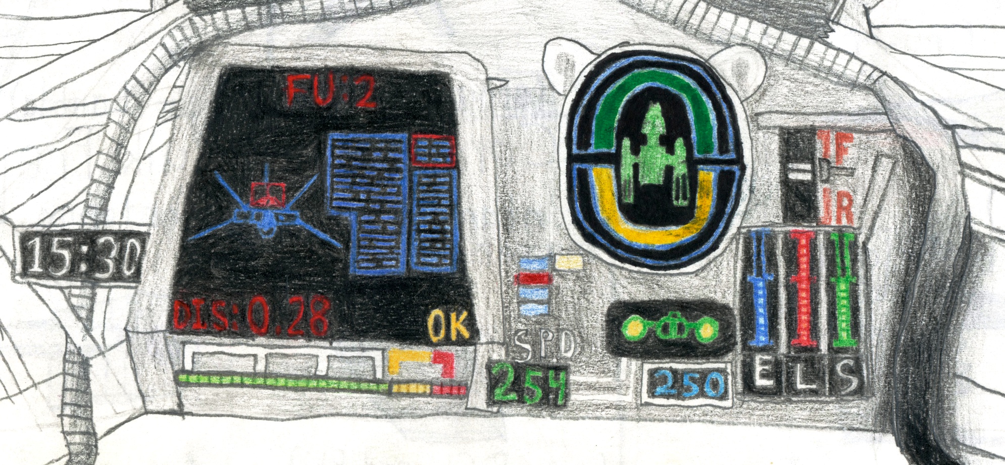 Star Wars Epic Scene - Cockpit Panel Detail