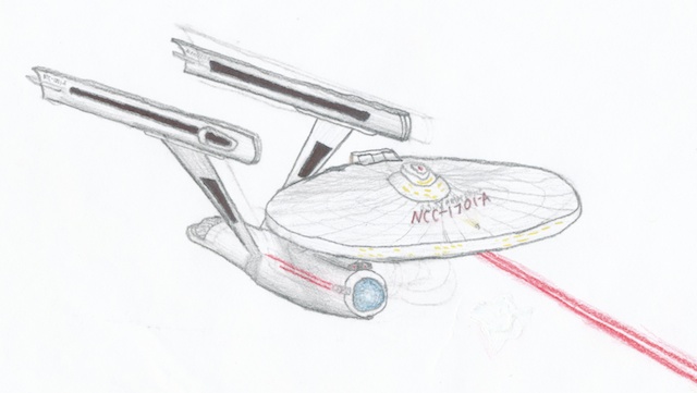 01: Enterprise-A attacking Klingon battlecruiser